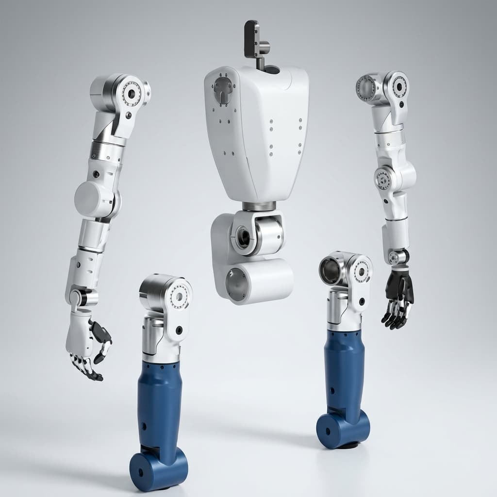 Three-finger actuator module for adaptive robotic gripping