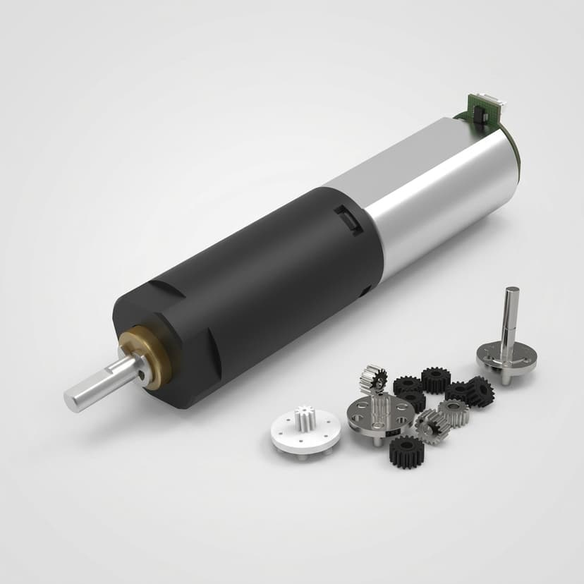 Humanoid Robot Frameless Torque Motor Stator Rotor Assembly Silver